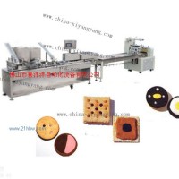 供應(yīng)雙色餅干夾心連包機(jī)