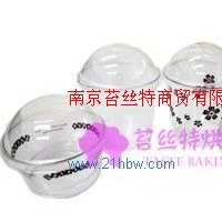 供應(yīng)帶蓋 塑料布丁杯/提拉米蘇杯/雪糕杯/慕斯杯 不能進(jìn)烤箱 50套/件