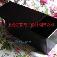 供應(yīng)西點(diǎn)模具 面包模具 不粘土司盒450克黑 面包模 土司模 吐絲模
