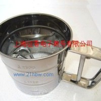 供應(yīng)杯式面粉篩 手動(dòng)手握杯式面粉篩 會(huì)動(dòng)的面粉篩 不銹鋼面粉篩批發(fā)