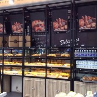 供應(yīng)烘焙邊柜面包柜烘焙展柜