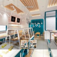 烘焙餅店、蛋糕店空間設(shè)計(jì)，案例-面包世家