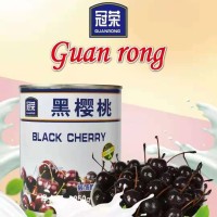裝飾黑櫻桃罐頭