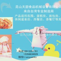 廠家直供立體面包酥皮機 多功能腳踏手動雙控商用臺式起酥機批發(fā)