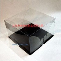 6/8/10寸單層雙層加高全透明蛋糕盒 、芭比翻糖二合一透明盒廠家