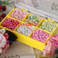 供應(yīng)廣東山東烘焙裝飾糖果蛋糕裝飾-彩色大小圓珠