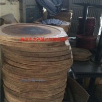 轉讓圓形不粘鐵板燒 紅黃木板鐵板燒