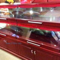轉(zhuǎn)讓棕紅色蛋糕展示柜
