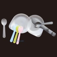 供應(yīng)生日用品：刀叉勺盤蠟燭套餐組合16