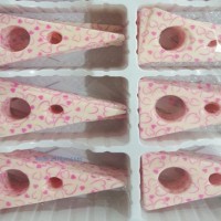 供應巧克力裝飾件 三角形鏤空