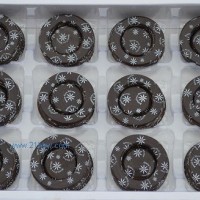 供應(yīng)巧克力裝飾件：黑彩圓環(huán)