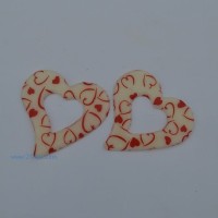 供應(yīng)巧克力裝飾件：心形