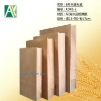 廠家定做 進口牛皮紙袋 外賣打包袋食品防油環(huán)保包裝紙袋 禮品袋