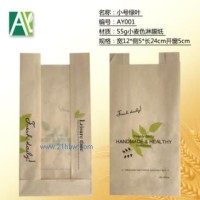 廠家出售 面包袋 烘焙袋 牛皮紙袋 4片裝吐司袋100個/捆 4000個箱