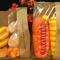 廠家供應(yīng) 牛皮紙開窗袋 烘焙袋 環(huán)保復(fù)古法式面包袋 8片裝3000/箱