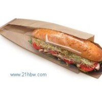 奧屹包裝 批發(fā)定做 面包袋 牛皮紙開窗袋 烘焙袋 吐司袋 印刷LOGO