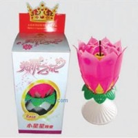 供應(yīng)音樂蠟燭美麗之花（安全型）