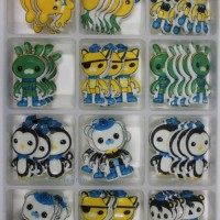 供應(yīng)蛋糕西點巧克力裝飾 卡通系列：KT-021 海底小縱隊
