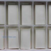 蛋糕巧克力裝飾 圍邊系列：WB-017純白長方（4×8）