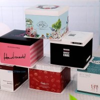 供應(yīng)美好時(shí)光現(xiàn)貨6-16寸方形手提生日蛋糕盒子西點(diǎn)盒烘焙包裝紙盒批發(fā)