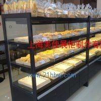 供應(yīng)美佳烤漆邊展柜面包柜