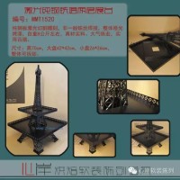 供應(yīng)烘焙軟裝產(chǎn)品MMT1520激光鋼鐵塔兩層展臺