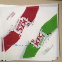 奧屹專業(yè)生產(chǎn) 定做漢堡紙 飯團(tuán)紙 托盤紙 防油食品袋 淋膜小吃袋