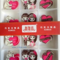 廠家直銷蛋糕西點(diǎn)巧克力裝飾件-卡通造型12