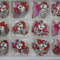 供應蛋糕西點巧克力裝飾 卡通系列：KT-027 豬豬俠