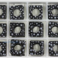 蛋糕巧克力裝飾 圍邊系列:WB-06黑正方孔