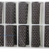 蛋糕巧克力裝飾 圍邊系列：WB-025浮雕黑長方