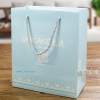 紙袋通用白卡零食禮品袋 食品級(jí)白卡包裝袋 白卡手提袋 LOGO定制