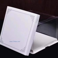 6寸8寸塑料透明圍邊可視生日蛋糕盒氣球款芭比 加高烘焙包裝