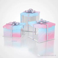 漸變色蛋糕盒