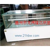 轉(zhuǎn)讓金城2米4直角兩層蛋糕展示柜 出廠日期11年 使用時間2年