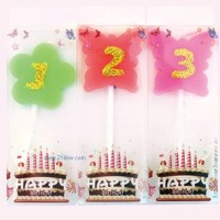 供應生日用品：數(shù)字蠟燭款式1