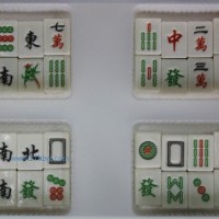 供應(yīng)蛋糕西點(diǎn)巧克力裝飾：立體仿真麻將