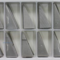 蛋糕巧克力裝飾 圍邊系列:WB-007斑馬白三角