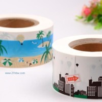 海灘蛋糕圍邊 城市蛋糕圍邊 牛乳蛋糕圍邊 透明蛋糕圍邊