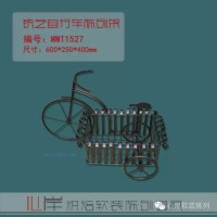 供應(yīng)烘焙軟裝產(chǎn)品MMT1527鐵藝自行車陳列架