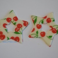 供應(yīng)巧克力裝飾件：櫻桃五星