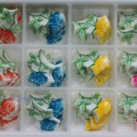 蛋糕西點(diǎn)巧克力裝飾:ZSI-046玫瑰花