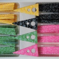 蛋糕巧克力裝飾 圍邊系列：WB-046花三角孔