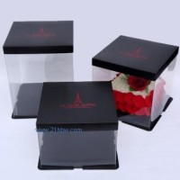 供應(yīng)新款塑料蛋糕盒芭比生日蛋糕盒子PET蛋糕包裝 現(xiàn)貨批發(fā)