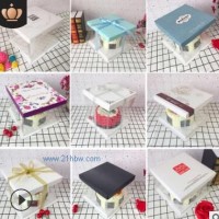 供應(yīng)透明生日蛋糕盒方形蛋糕包裝盒4寸-14寸單層雙層芭比蛋糕盒批發(fā)