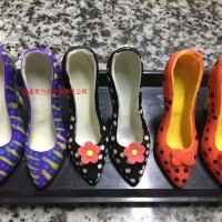 供應(yīng)蛋糕裝飾巧克力裝飾件 高跟鞋