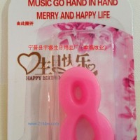 供應(yīng)蛋糕生日蠟燭吸卡數(shù)字蠟燭