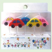 供應(yīng)生日用品：卡通蠟燭小汽車