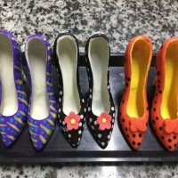 供應(yīng)巧克力裝飾件 高跟鞋