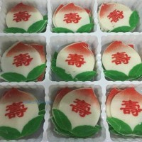 供應巧克力裝飾件 壽桃